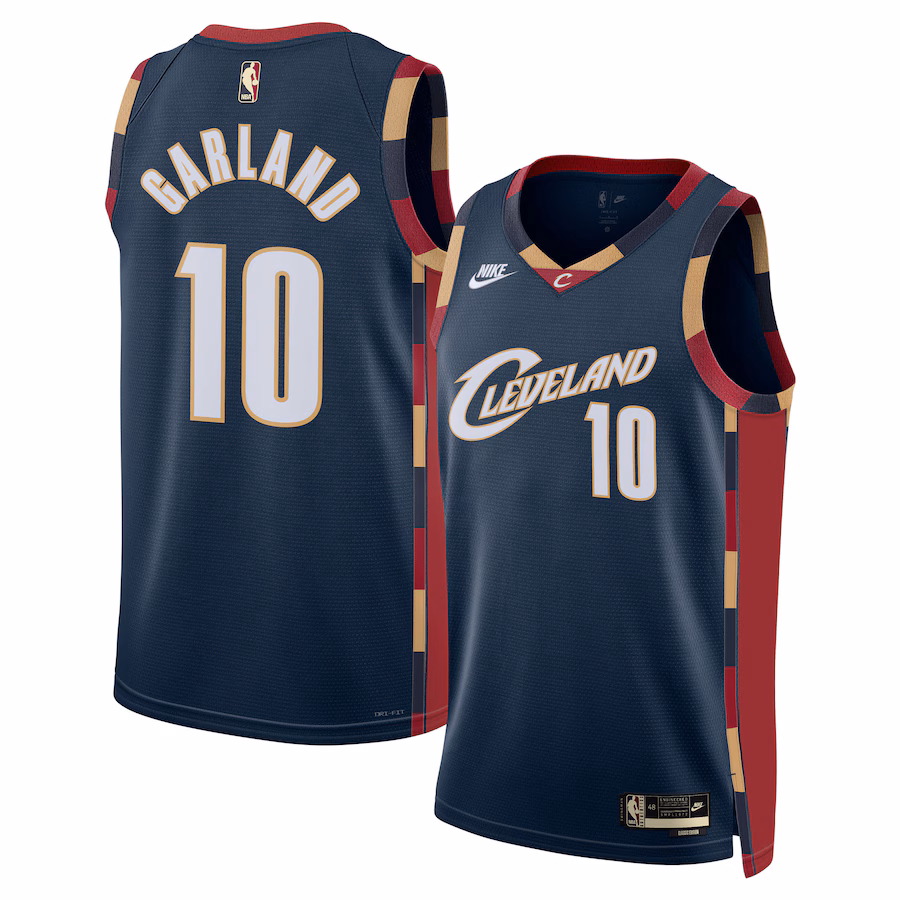 Unisex Cleveland Cavaliers Darius Garland Nike Navy Swingman Jersey - Classic Edition - Ujersey NHL