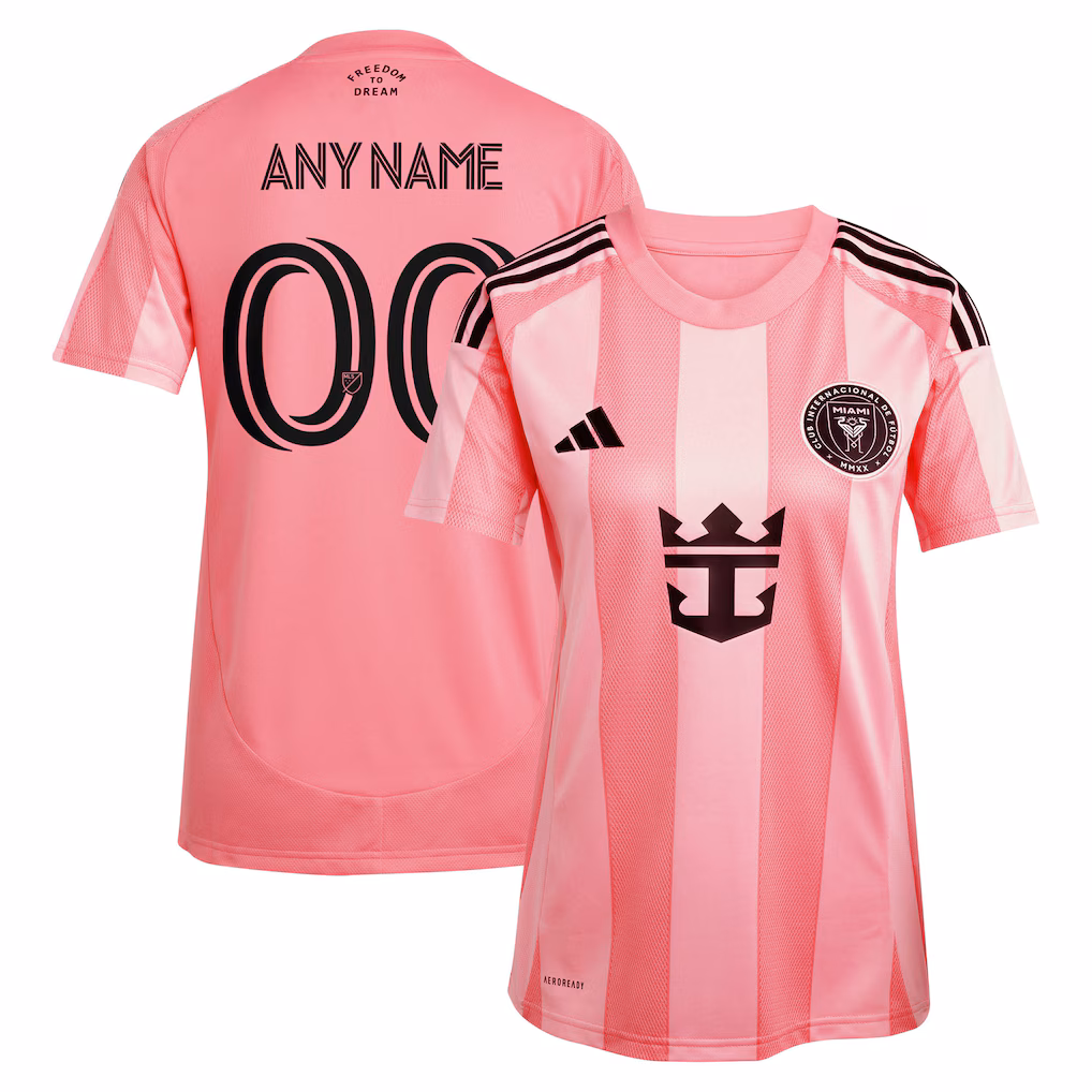 Women's Inter Miami CF adidas Light Pink 2025 Euforia Replica Custom Jersey - Ujersey NHL