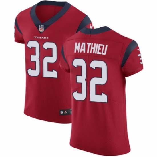 Men's Nike Houston Texans #32 Tyrann Mathieu Red Alternate Vapor Untouchable Elite Player NFL Jersey - Ujersey