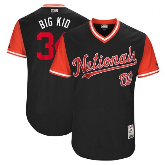 Men's Majestic Washington Nationals #34 Bryce Harper 