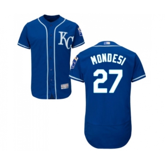 Men's Kansas City Royals #27 Raul Mondesi Royal Blue Alternate Flex Base Authentic Collection Baseball Jersey - Ujersey