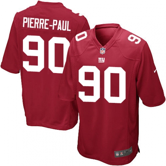 Men's Nike New York Giants #90 Jason Pierre-Paul Game Red Alternate NFL Jersey - Ujersey