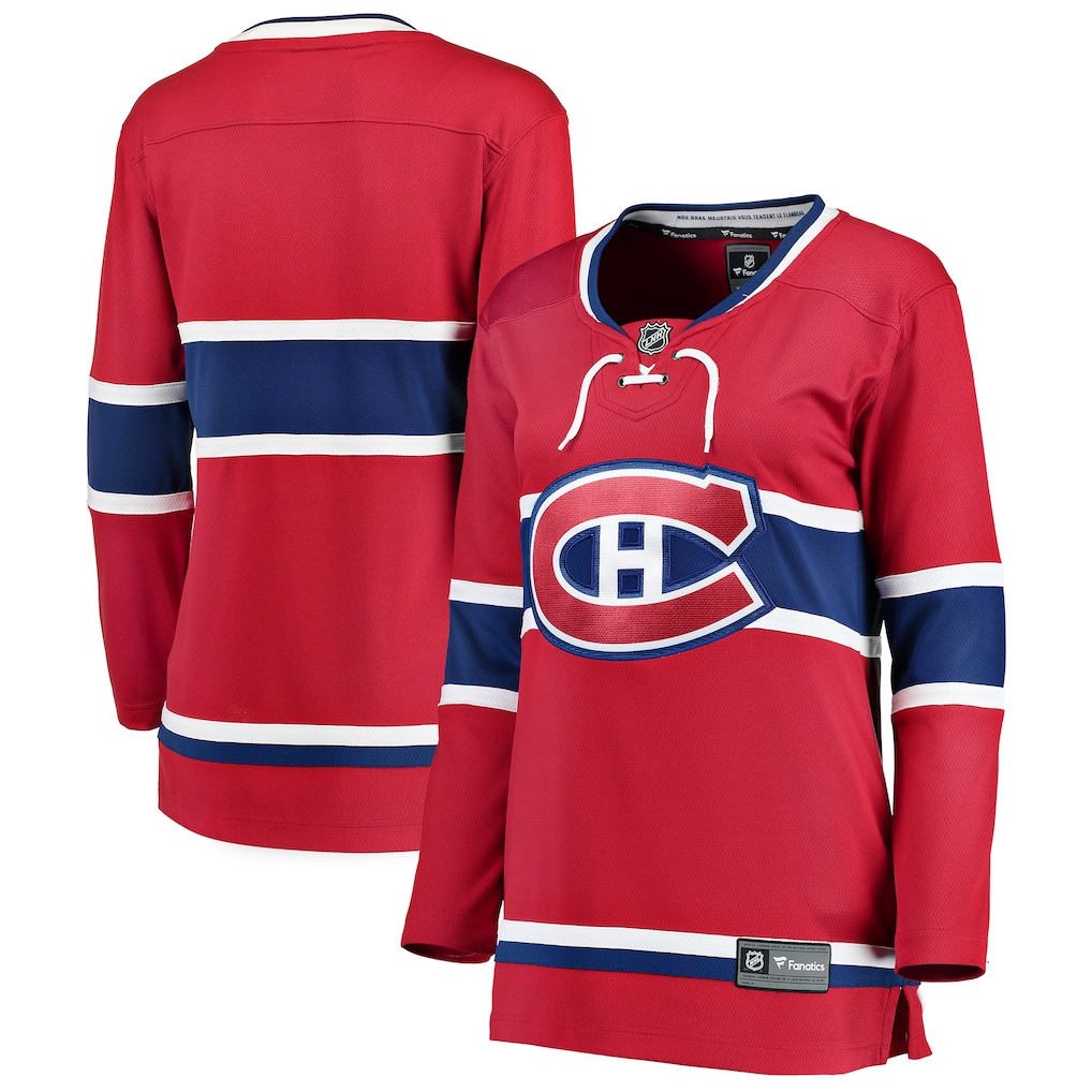 Women's Montreal Canadiens Fanatics Red Home Breakaway Jersey - ujerseystore