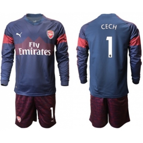 Arsenal #1 Cech Away Soccer Club Jersey