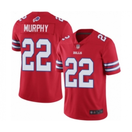 Men's Buffalo Bills #22 Marcus Murphy Limited Red Rush Vapor Untouchable Football Jersey - Ujersey