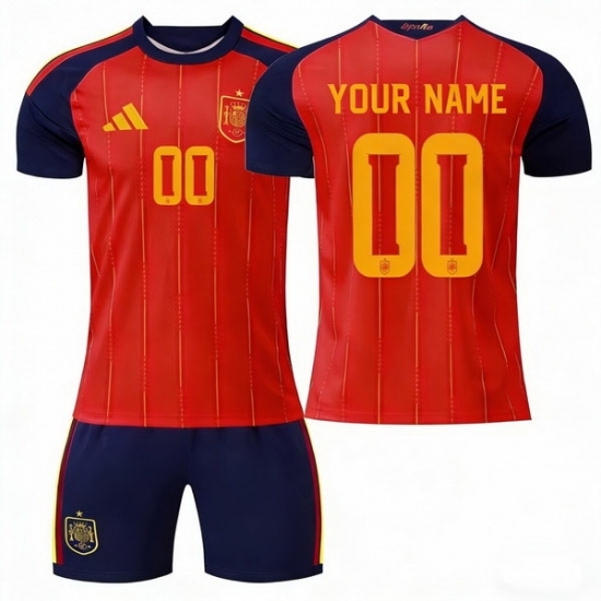 2026 FIFA World Cup Spain Soccer Home Jersey Custome - Ujersey