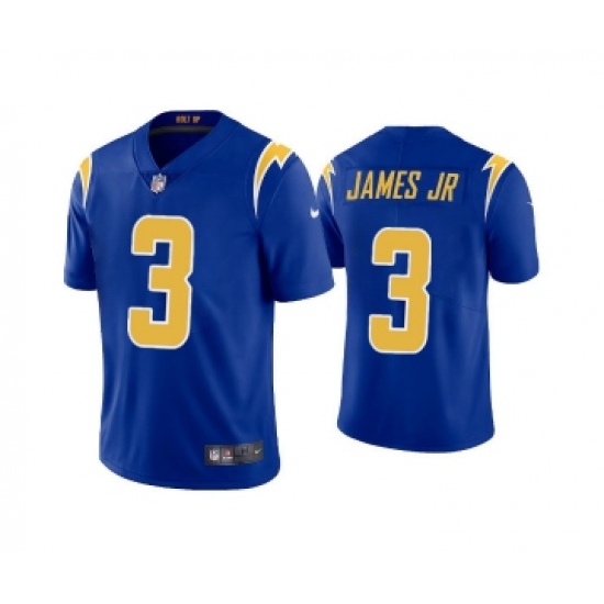 Men's Los Angeles Chargers #3 Derwin James Jr. Royal Vapor Untouchable Limited Stitched Jersey - Ujersey
