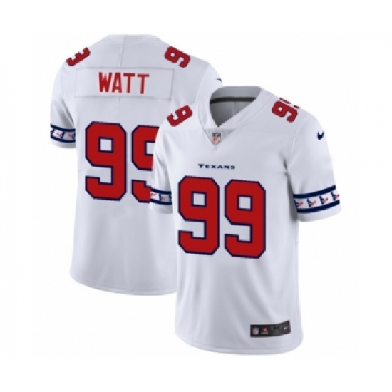 Men's Houston Texans #99 J.J. Watt White Team Logo Cool Edition Jersey - Ujersey