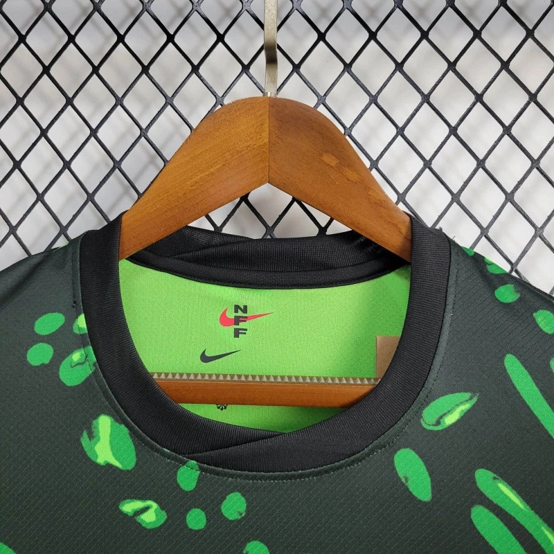 Nigeria Soccer Jersey Away Custom Shirt 2024 - ujerseystore