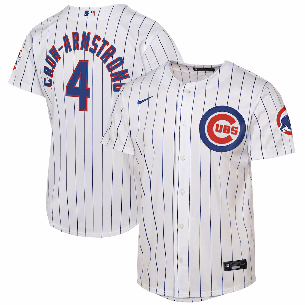 Youth Chicago Cubs Pete Crow-Armstrong Nike White Home Stadium Jersey - Ujersey