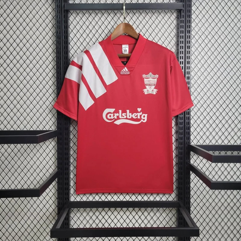 Liverpool Retro Football Jersey Home Custom Shirt 1992-93 - Ujersey NHL