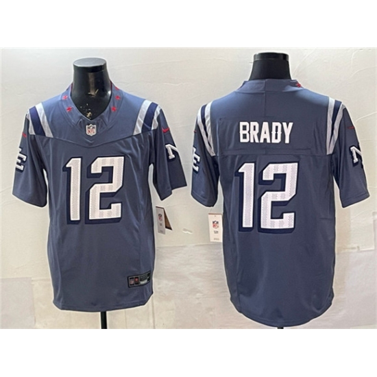 Men's New England Patriots #12 Tom Brady 2025 F.U.S.E. “Rivalries” Vapor Limited Football Stitched Jersey - Ujersey