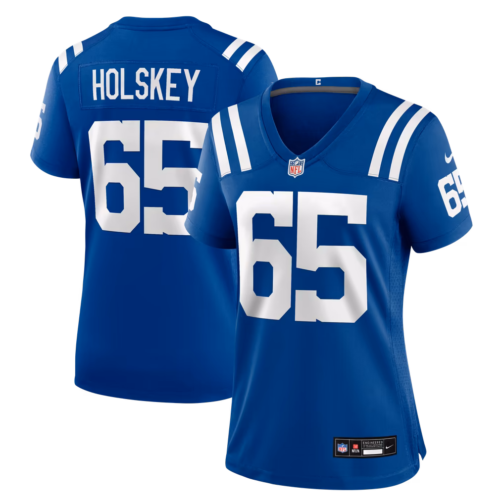 Women's Indianapolis Colts Reid Holskey Nike Royal Team Game Jersey - Ujersey