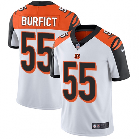 Men's Nike Cincinnati Bengals #55 Vontaze Burfict Vapor Untouchable Limited White NFL Jersey - Ujersey