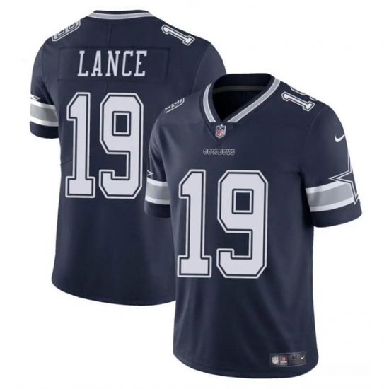 Men's Dallas Cowboys #19 Trey Lance Navy Untouchable Limited Football Stitched Jersey - Ujersey