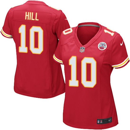 Women's Nike Kansas City Chiefs #10 Tyreek Hill Game Red Team Color NFL Jersey - Ujersey