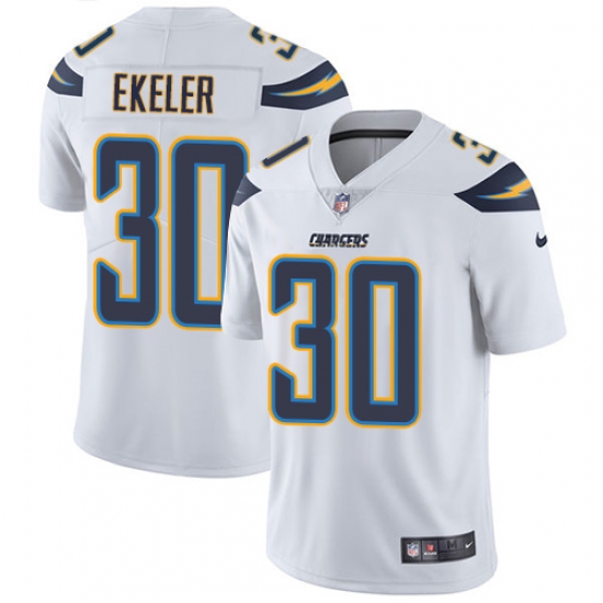 Youth Nike Los Angeles Chargers #30 Austin Ekeler White Vapor Untouchable Limited Player NFL Jersey - Ujersey
