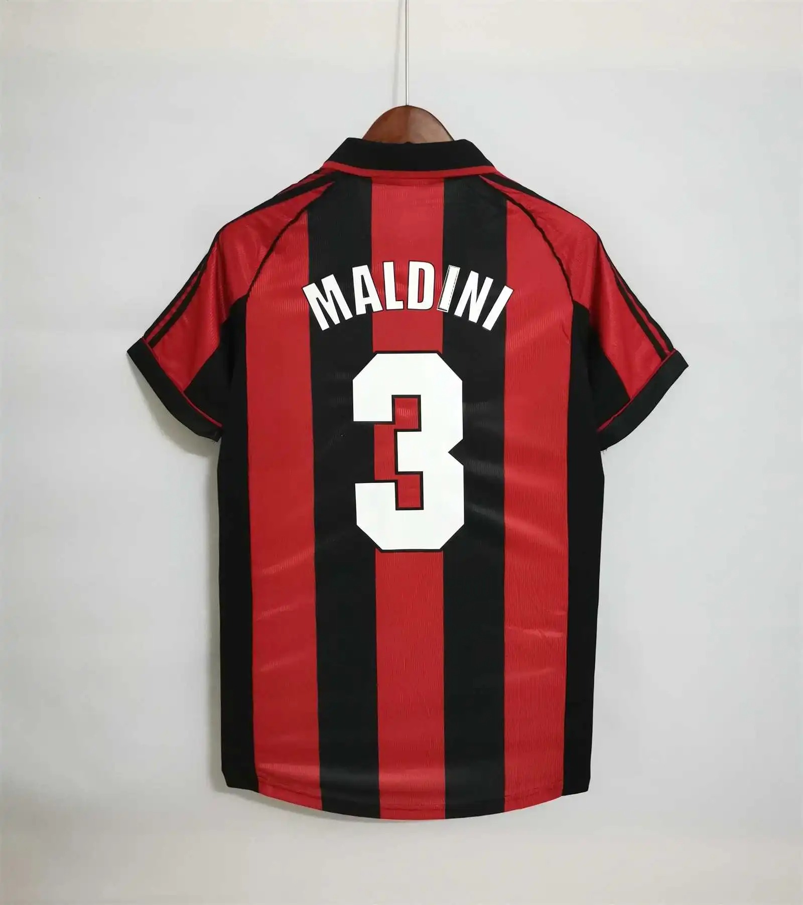 AC Milan Retro Soccer Jersey Home Custom Shirt 1998/00 - ujerseystore