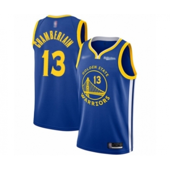 Youth Golden State Warriors #13 Wilt Chamberlain Swingman Royal Finished Basketball Jersey - Icon Edition - Ujersey