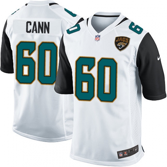 Men's Nike Jacksonville Jaguars #60 A. J. Cann Game White NFL Jersey