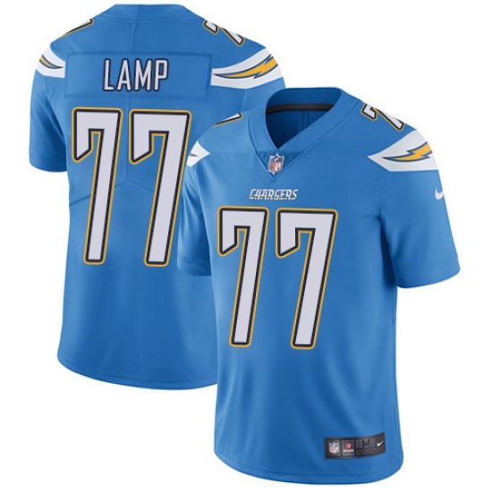 Youth Nike Los Angeles Chargers #77 Forrest Lamp Elite Electric Blue Alternate NFL Jersey - Ujersey