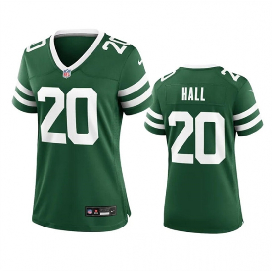 Women's New York Jets #20 Breece Hall Green 2024 Football Stitched Jersey(Run Small) - Ujersey