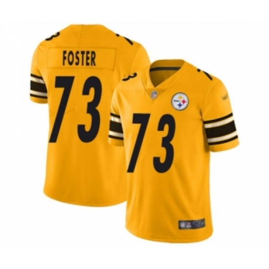 Women's Pittsburgh Steelers #73 Ramon Foster Limited Gold Inverted Legend Football Jersey - Ujersey