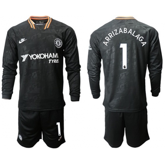 Chelsea #3 Marcos A. Third Long Sleeves Soccer Club Jersey