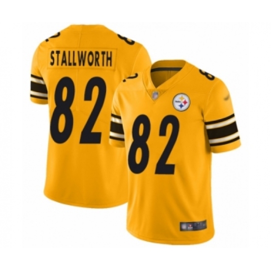 Youth Pittsburgh Steelers #82 John Stallworth Limited Gold Inverted Legend Football Jersey - Ujersey