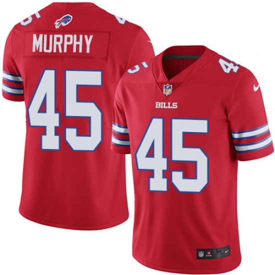 Youth Nike Buffalo Bills #45 Marcus Murphy Limited Red Rush Vapor Untouchable NFL Jersey - Ujersey