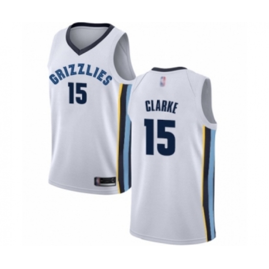 Women's Memphis Grizzlies #15 Brandon Clarke Swingman White Basketball Jersey - Association Edition - Ujersey