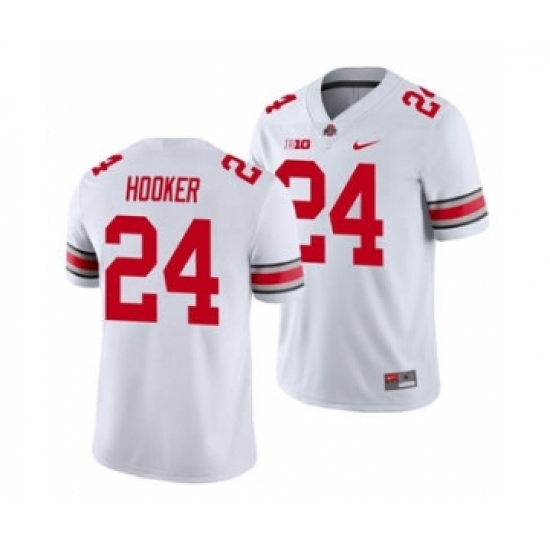 Men's Ohio State Buckeyes Malik Hooker 2021 Sugar Bowl White Football Jersey - Ujersey
