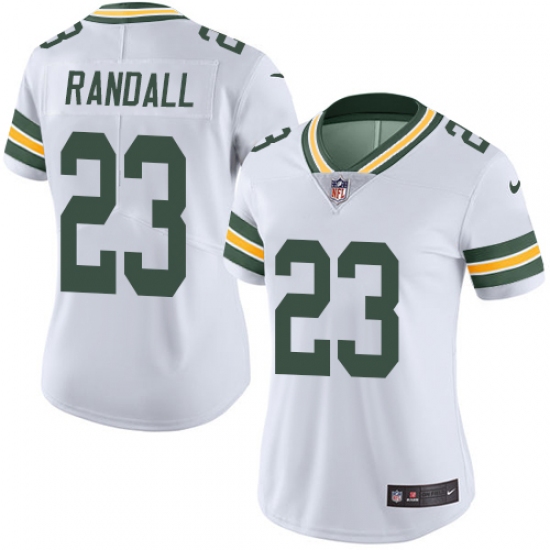 Women's Nike Green Bay Packers #23 Damarious Randall White Vapor Untouchable Limited Player NFL Jersey - Ujersey