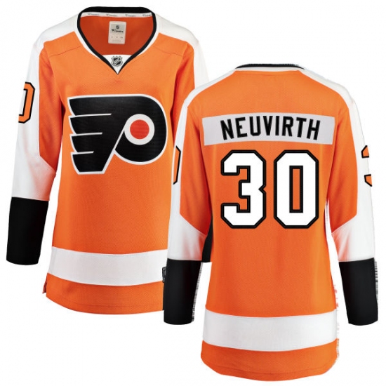 Women's Philadelphia Flyers #30 Michal Neuvirth Fanatics Branded Orange Home Breakaway NHL Jersey - Ujersey