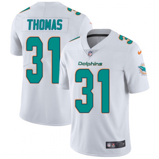 Youth Nike Miami Dolphins #31 Michael Thomas Elite White NFL Jersey - Ujersey