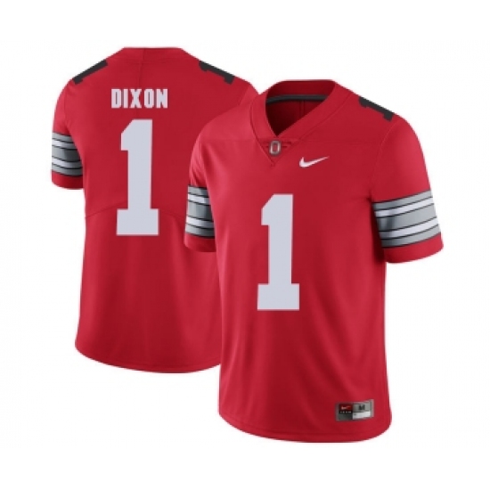 Ohio State Buckeyes 1 Johnnie Dixon Red 2018 Spring Game College Football Limited Jersey - Ujersey