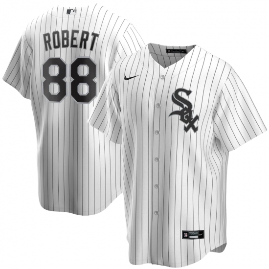 Men's Chicago White Sox #88 Luis Robert Nike White Home 2020 Replica Player Jersey - Ujersey