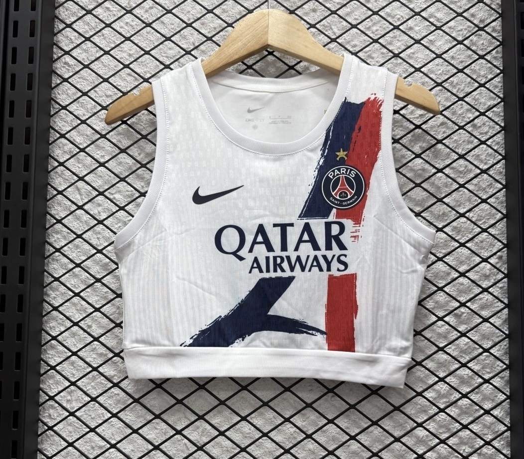 PSG Soccer Jersey Third Away Women's Vest 2024/25 - U-jersey