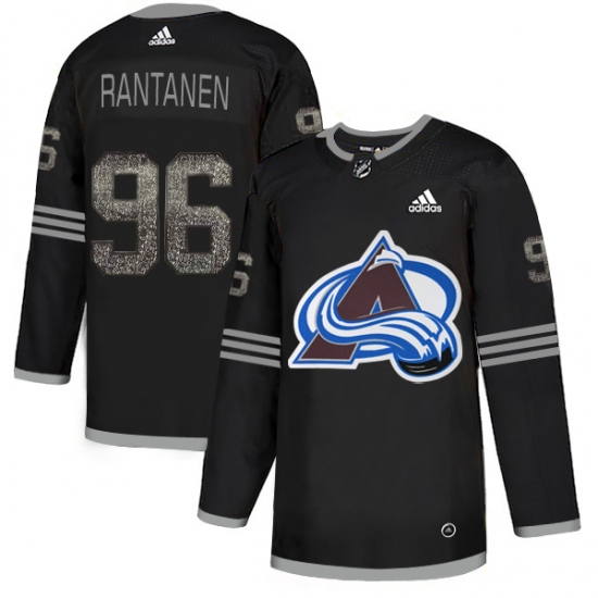 Men's Adidas Colorado Avalanche #96 Mikko Rantanen Black Authentic Classic Stitched NHL Jersey - Ujersey