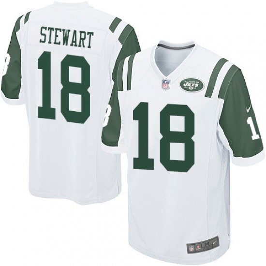 Men's Nike New York Jets #18 ArDarius Stewart Game White NFL Jersey - Ujersey