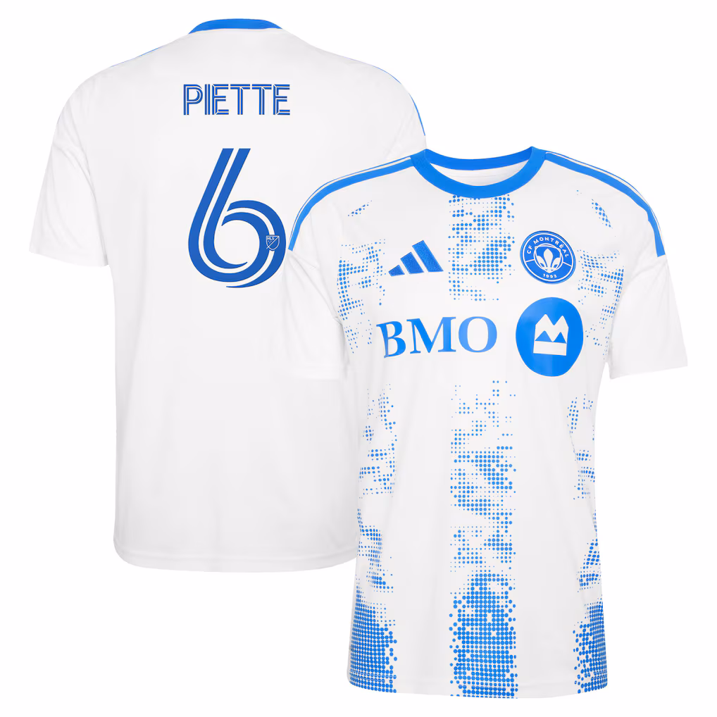 Men's CF Montreal Samuel Piette adidas White 2026 The Procure Jersey Replica Jersey