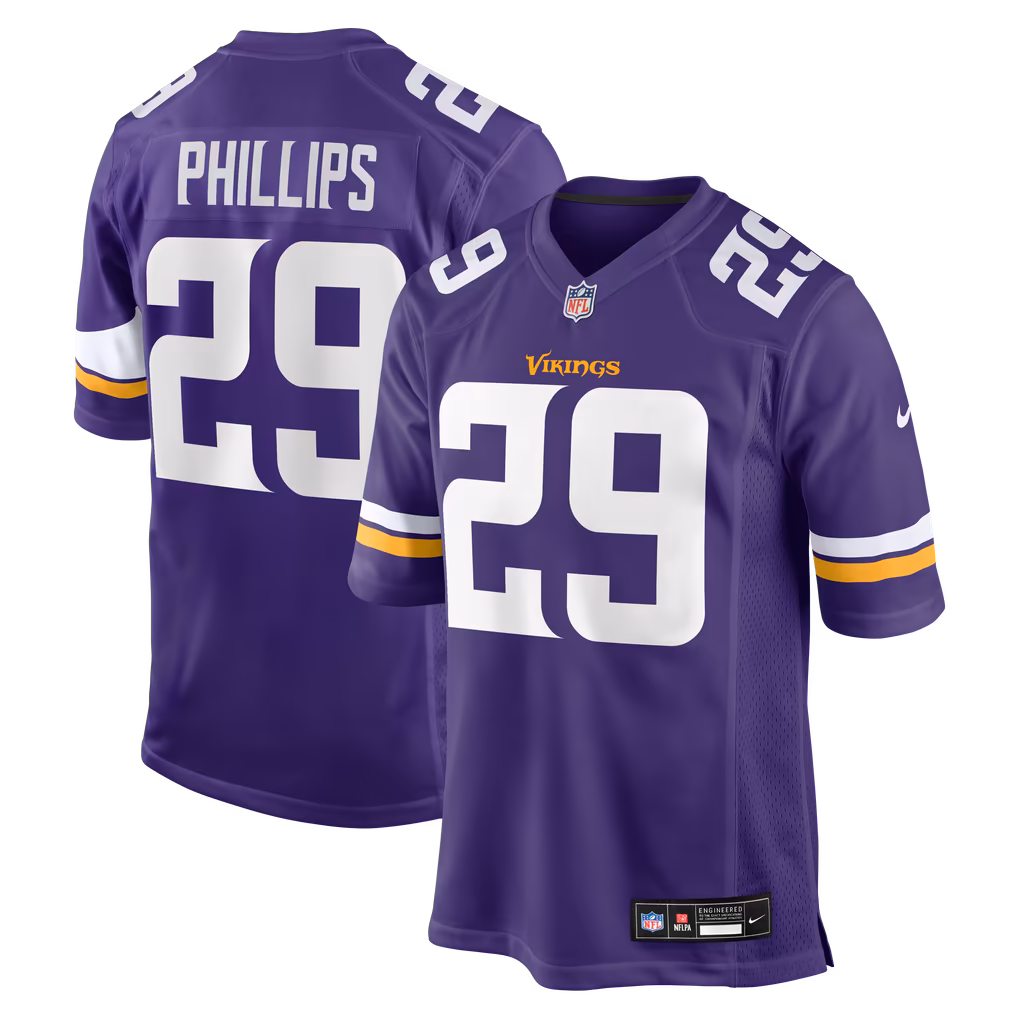 Men's Minnesota Vikings Jacob Thomas Nike Purple Team Game Jersey - Ujersey