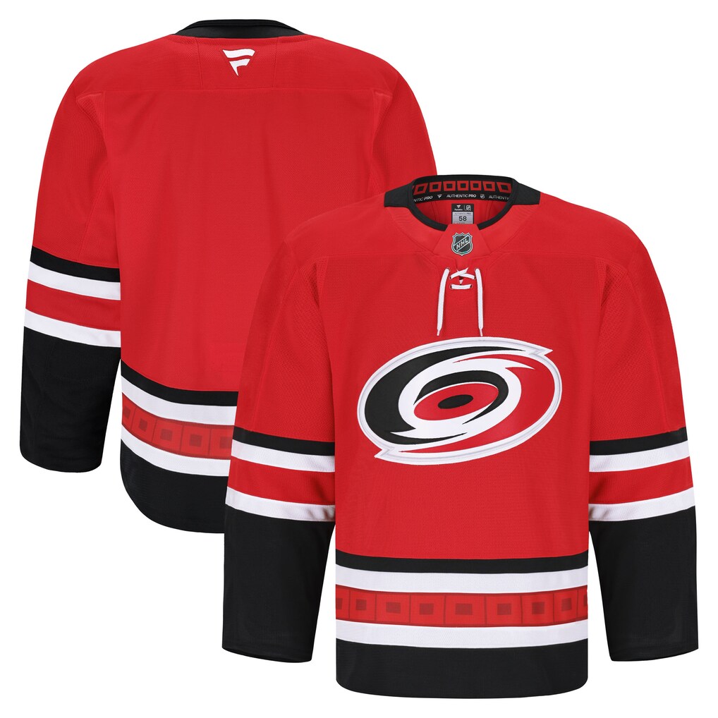 Men's Carolina Hurricanes Fanatics Red Alternate Authentic Pro Jersey