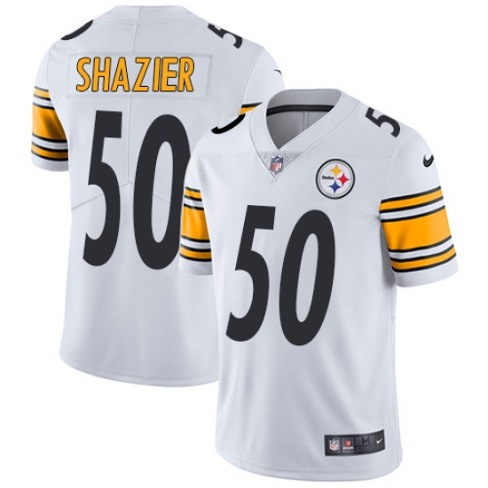 Youth Nike Pittsburgh Steelers #50 Ryan Shazier White Vapor Untouchable Limited Player NFL Jersey - Ujersey