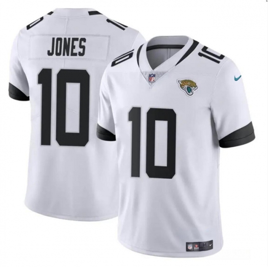 Men's Jacksonville Jaguars #10 Mac Jones White Vapor Untouchable Limited Football Stitched Jersey - Ujersey