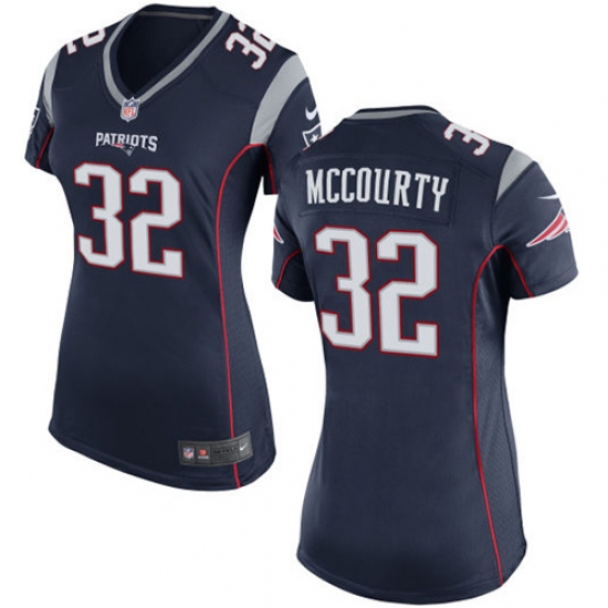 Women's Nike New England Patriots #32 Devin McCourty Game Navy Blue Team Color NFL Jersey