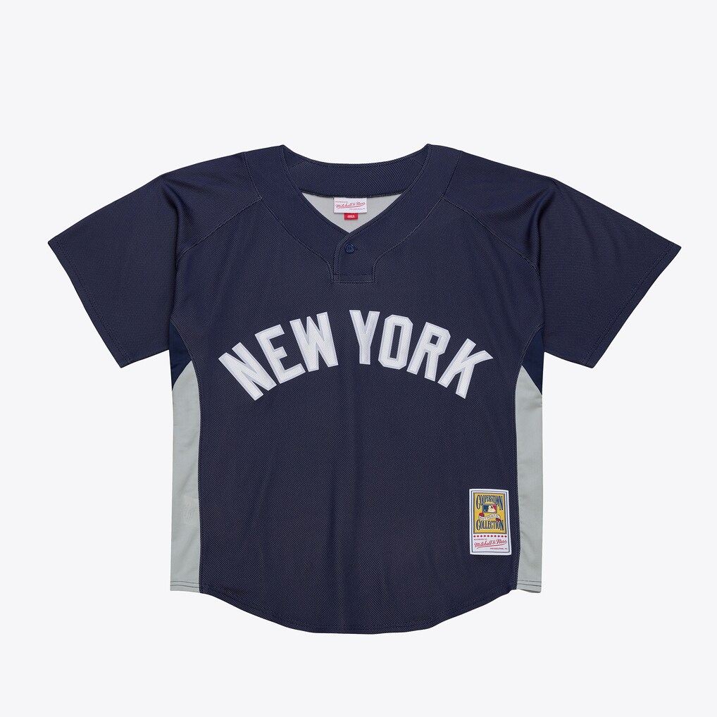 Men's New York Yankees CC Sabathia Mitchell & Ness Navy 2009 Authentic Batting Practice Jersey - Ujersey
