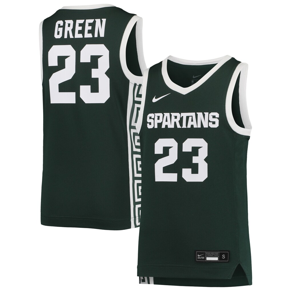 Youth Nike Draymond Green Green Michigan State Spartans Replica Basketball Jersey - U-jersey