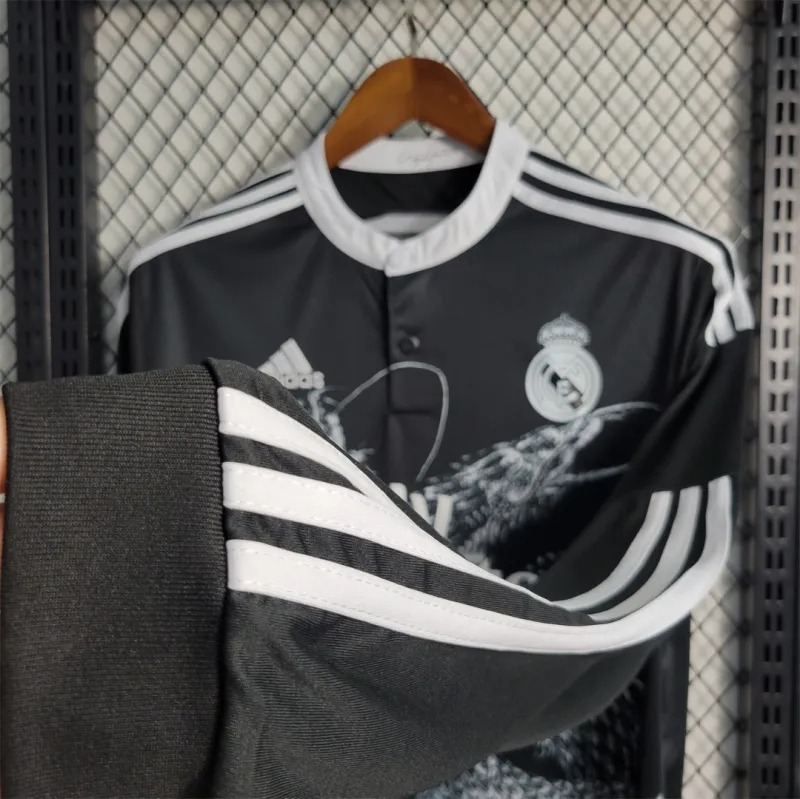 Real Madrid Retro Jersey Third Away Custom Long Sleeve Soccer Shirt 2014/15 - ujerseystore