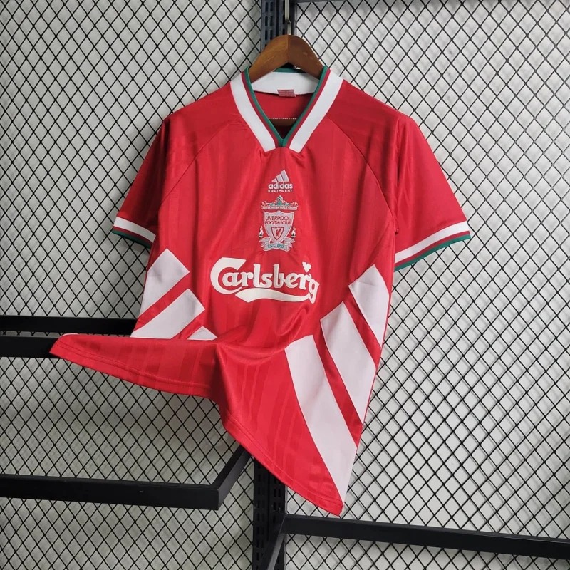 Liverpool Retro Football Jersey Home Custom Shirt 1993/95 - ujerseystore